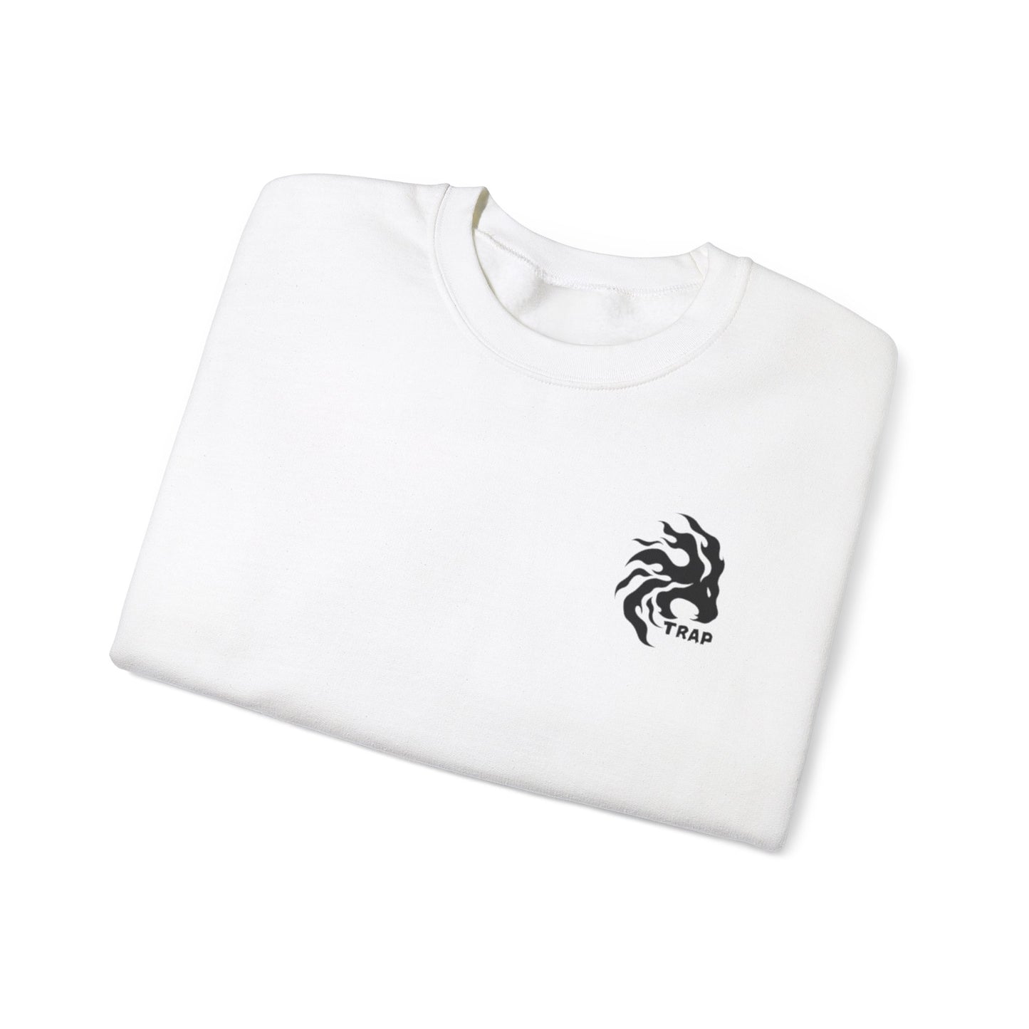 "Lion Trap White Regular Fit Men Sweatshirt"