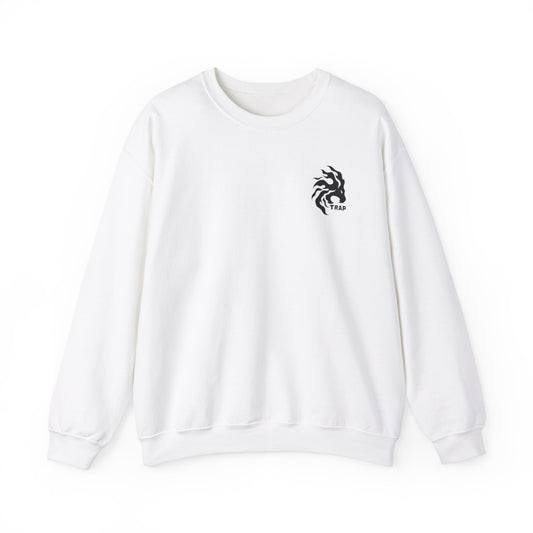 "Lion Trap White Regular Fit Men Sweatshirt"