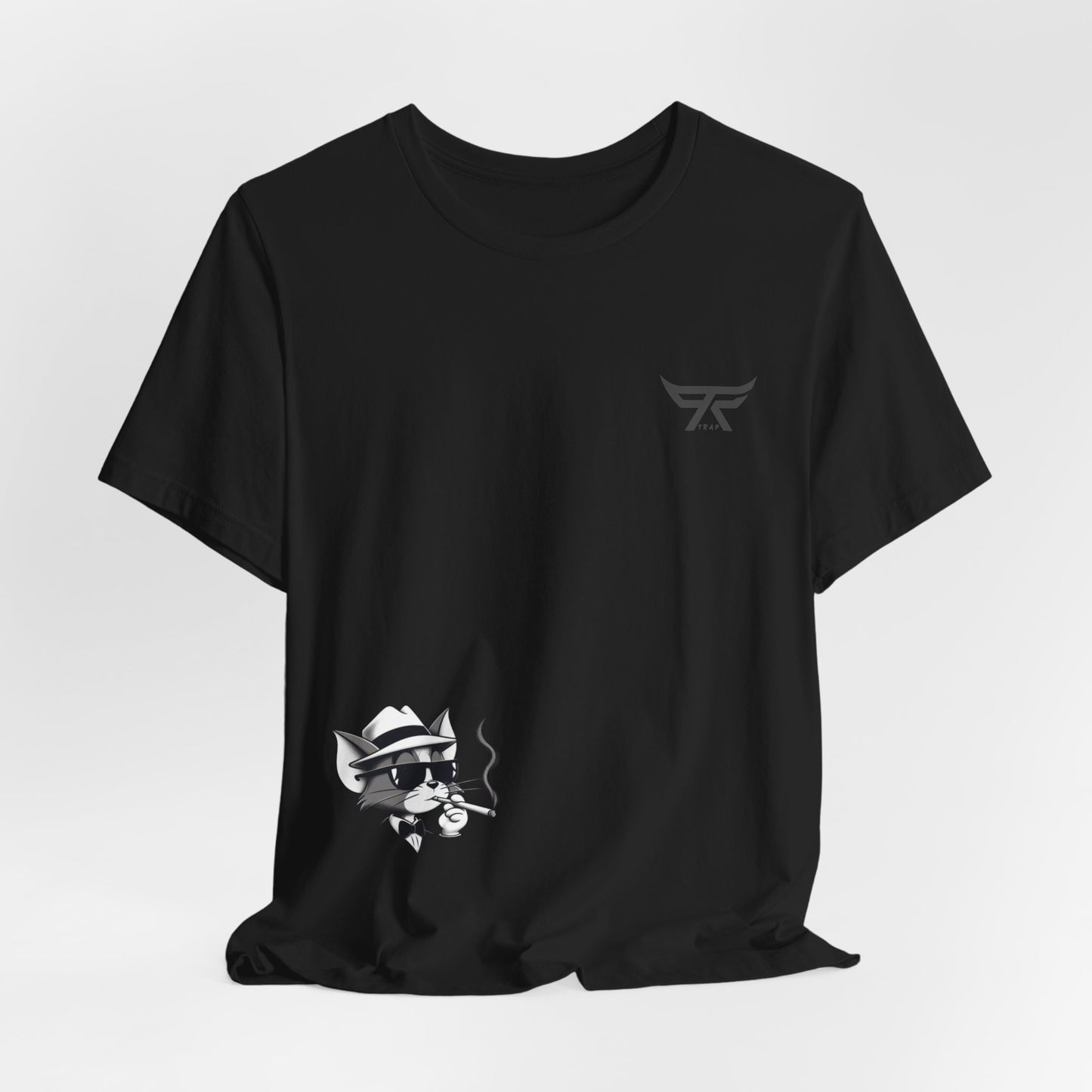 Black Oversized T-Shirt with Tom :