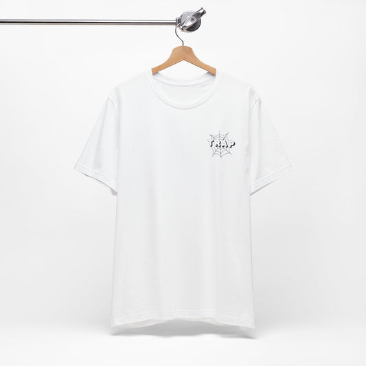 Trap Fashion Web Logo White Regular Fit Tshirt