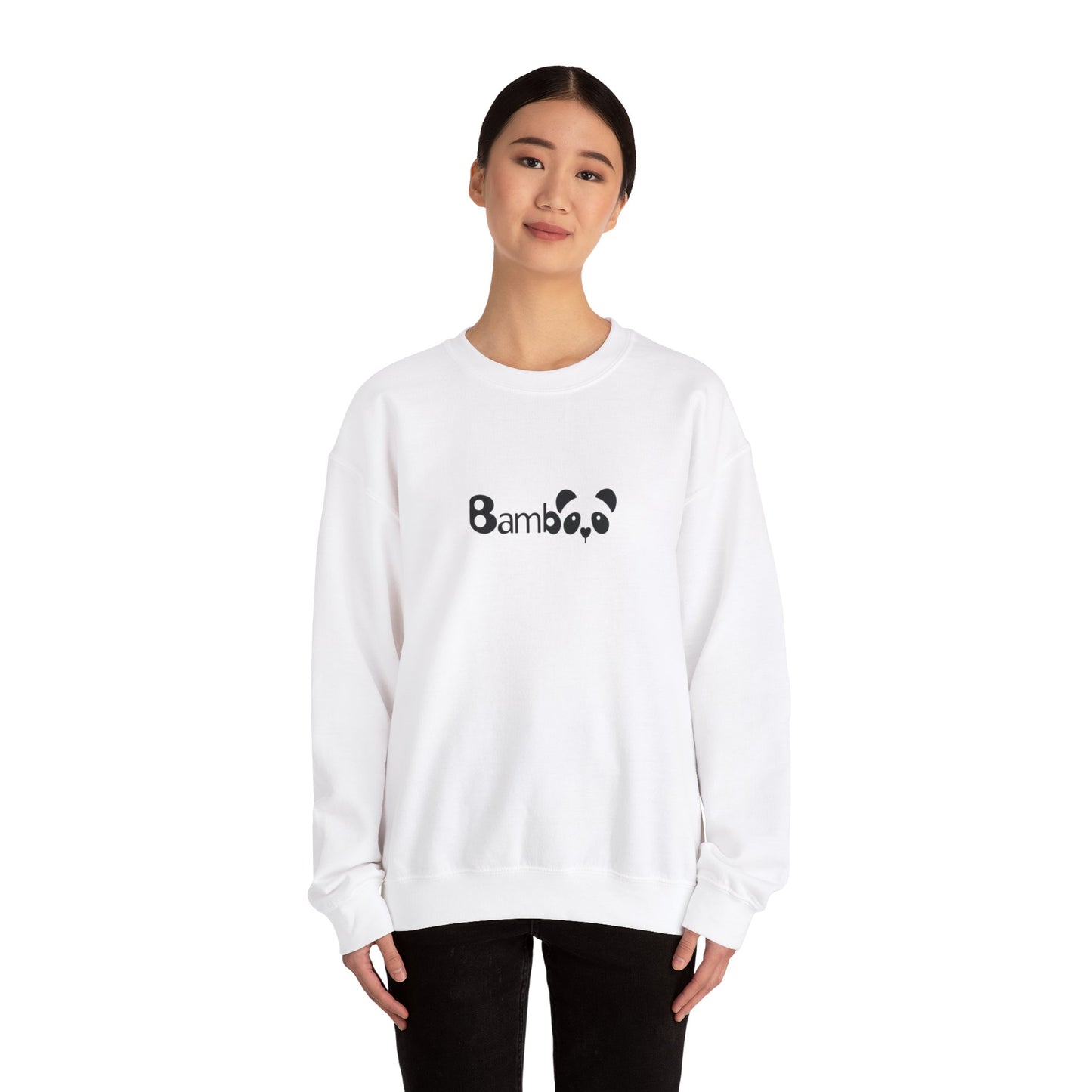 "Panda & Bamboo Cozy Women Regular Fit Sweatshirt"