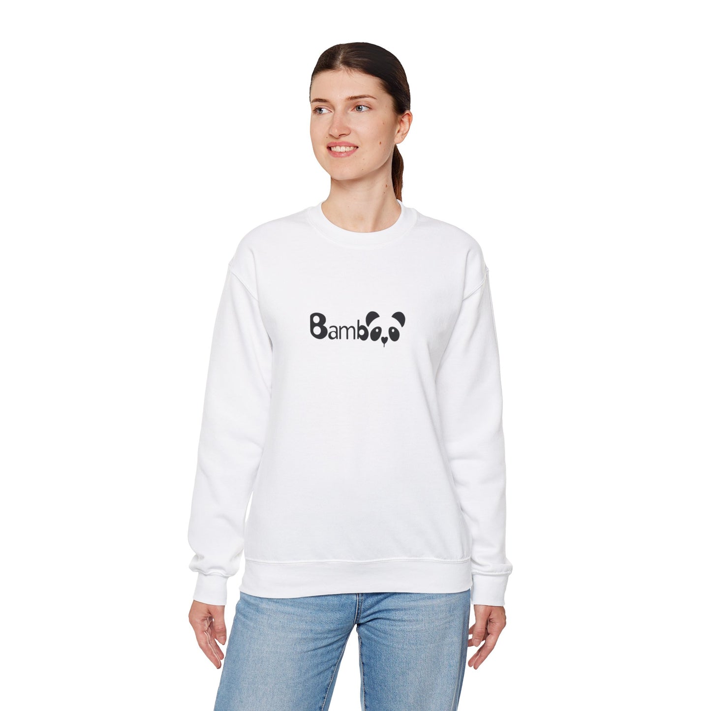 "Panda & Bamboo Cozy Women Regular Fit Sweatshirt"