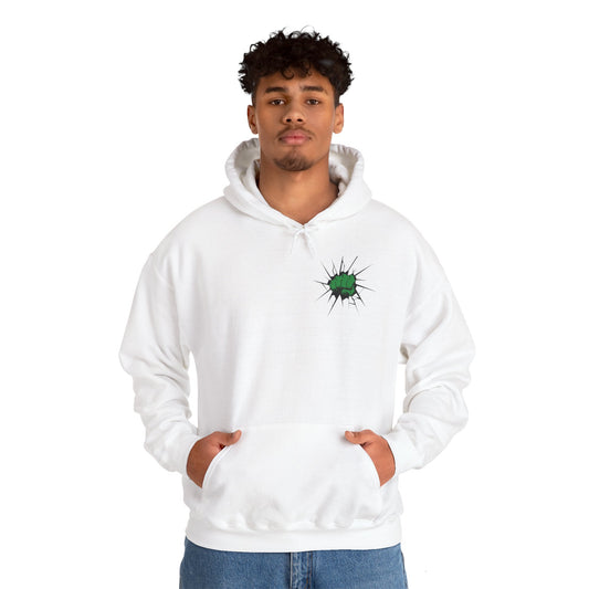 Hulk Men White Regular Fit Hoddie